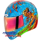 New Icon Airform Dino Fury Helmet 010114791 Medium. Fixed Price $99.99.