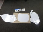 Nos Factory Effex White Number Plate Fits 2003-2008 Suzuki RM125/250 FX06-62412. Fixed Price $19.99.