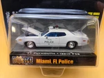 Racing Champions 71 Plymouth Miami, Florida Police Car Issue #98. Fixed Price $9.99.