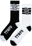 Dbk Fits AC-STACKED2PK-SOCK Pack Black And White. Fixed Price $17.95.
