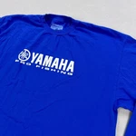 Yamaha Pro Fishing Shirt Mens 3XL Blue Long Sleeve Logo Graphic Tee Angler. Fixed Price $24.99.