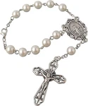 Hanlincc One Decade Catholic Auto Rosary With Anti-silver. Fixed Price $14.76.