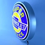 Neonetics 7CHEVS Super Chevrolet Service Backlit Led Banner 15 Inches Sign. Fixed Price $179.99.