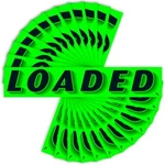 Versa Tags 12PACK Of Loaded Stickers Car Lot Windshield Slogan Decals. Fixed Price $10.49.