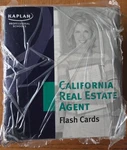 Kaplan California Real Estate Agent Flash Cards 2006 Complete (outer Box Damage). Fixed Price $19.00.