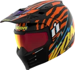 Icon Elsinore* Rad Dawn Orange Helmet Medium With Removable Face Mask And. Fixed Price $275.00.