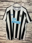 New Castle United Men Soccer Jersey Football Shirt Size 3XL-2XL Xxl Striped. Fixed Price $45.00.