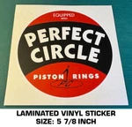 Perfect Circle Piston Rings Vinyl Decal Sticker - Vintage Nascar Road Racing. Fixed Price $10.11.