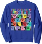 What Learn From Black History Leaders Month Unisex Crewneck Sweatshirt. Fixed Price $23.99.