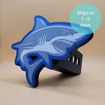 Great White Shark Trailer Hitch Cover Custom Color Options Fits 2 Inch Recei. Fixed Price $36.00.