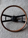 Porsche 380MM 911/911 Wooden/metal Steering Wheel Restored 1965-1968. Fixed Price $3000.00.