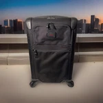 Tumi Alpha 2 Black Expandable 4 Wheeled Spinner Carry-on $895 Good Condition. Fixed Price $499.00.