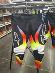 Alpinestars Youth Racer Semi Pants Sz Blk/multi Colored 482-986026. Fixed Price $25.00.