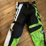 Fly Racing F-16 Youth 20 Boys Black Adjustable Waist Pants Motorcycle Green. Fixed Price $19.02.