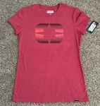 Polaris Women's Burgundy Crew Neck Short Sleeve Logo Graphic T-shirt Size. Fixed Price $12.00.