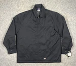 Dickies Eisenhower Jacket Men Black Full Zip Quilt Lined Insulated Read. Fixed Price $44.97.