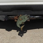 Bass Fish 2" Trailer Hitch Cover Receiver For All Vehicles. Fixed Price $28.97.