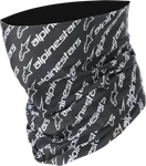 Alpinestars Neck Tube Linear Black White 4759421-12. Fixed Price $24.95.
