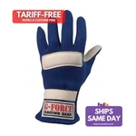 G-force GFR4101XLGBU Sfi 3.3/5 Blue Nomex Driving Gloves Pair Performance Par. Fixed Price $92.65.