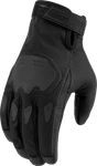 Icon Hooligan Ce Gloves Medium Black 3301-4355. Fixed Price $30.00.