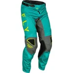 Fly Racing 23.5 Kinetic Mesh Kore Pants Hi-vis/teal/grey Size 28. Fixed Price $29.99.