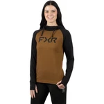 Fxr Womens Trainer Lite Premium Pullover Hoodie Long Sleeve Cotton Black/copper. Fixed Price $30.00.