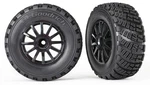 Traxxas 7473T Assembled Wheels & Tires Ford Fiesta Rally Rc. Fixed Price $14.67.