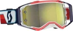 Scott Usa Prospect Mx Goggle Red/white W/yellow Works Lens With Free Clear. Fixed Price $46.84.