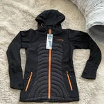 Divas Snowgear Craze Jacket, Women's Black, Orange Softshell Xs. Fixed Price $55.00.