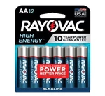 Rayovac High Energy Aa Batteries (12 Pack), Double. Fixed Price $16.00.