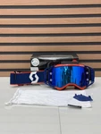 Scott Prospect Mx Goggle Red / Blue - Mirror Lens. Fixed Price $79.99.