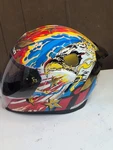 Icon "airflite Freedom Spitter" Motorcycle Helmet+ 2 Shields Large Excellent. Fixed Price $100.00.