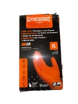 *5 Pack* Xl Heavy Duty Orange Nitrile Gloves With Raised Diamond Texture 8-MIL. Fixed Price $100.00.