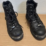 Harley Davidson Maddy 6-INCH Lace Up Black Boots Zipper D84189 Womens 9.5M. Fixed Price $34.87.