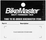 Bikemaster Reorder Tags Motorcycle Street BKM370212. Fixed Price $14.45.