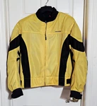 Firstgear Mesh Motorcycle Jacket - Mens Xl Yellow Hypertex Padded Liner. Fixed Price $47.96.