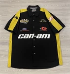 Kappa Technical Pit Collar Shirt Riding Racing Can-am Nascar Black Men Size Xl. Fixed Price $36.95.