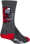 Sockguy Sgx Rise And Grind Socks 6 Inch, Gray, Large/x-large. Fixed Price $14.99.