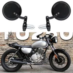 For Suzuki TU250X Cafe Racer 3" Round Motorcycle 7/8" End Bar Side Mirror. Fixed Price $13.54.