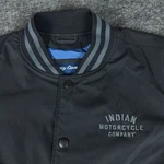 Indian Motorcycle Jacket Men Small Black Embroidered Biker Casual Bomber Nwt. Fixed Price $68.00.