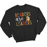 Readers Are Leaders Unisex Sweatshirt Bookworm Librarian Gift Womens Jumper. Fixed Price $33.32.