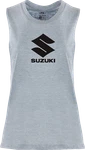 Factory Effex Women's Idol Muscle Tank Top Light Heather Blue 27-87450. Fixed Price $28.15.