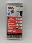 Grk Rugged Structural Screws 5/16" X Rss, New 20 Count, 14235 With T-30 Bit. Fixed Price $37.00.