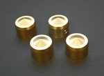 "elite" Headbolt Covers 84-1/2'-UP *brass* H-d/s&s Heads On Evo/twin Cam Engines. Fixed Price $120.86.