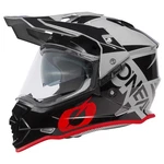 Motorcycle Helmet Sierra Gray Black Red Medium. Fixed Price $259.99.