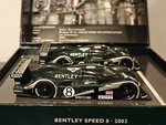 1:43 Scale Minichamps 2003 Bentley Speed 8 Mans Winners Diecast Model Car Set. Fixed Price $128.38.