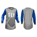 Fly Racing F-16 Youth Jersey Grey/blue Off-road Atv Bmx Mtb Kid's Shirt Md. Fixed Price $19.95.