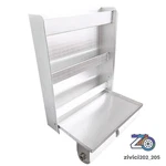 Aluminum Door Shelves Wall Cabinet Organizer For Garage, Shop, Enclosed Trailer. Fixed Price $121.09.