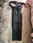 Victory Women's Black Leather Chaps. Fixed Price $60.00.