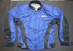 Joe Rocket Black And Blue Mesh Motorcycle Jacket With Elbow Shoulder Pads Lg. Fixed Price $80.00.